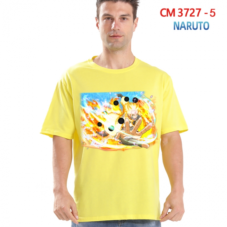 Naruto Printed short-sleeved cotton T-shirt from S to 4XL  3727-5