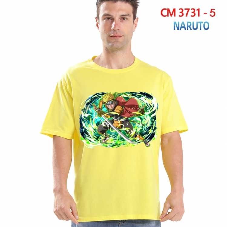 Naruto Printed short-sleeved cotton T-shirt from S to 4XL  3731-5