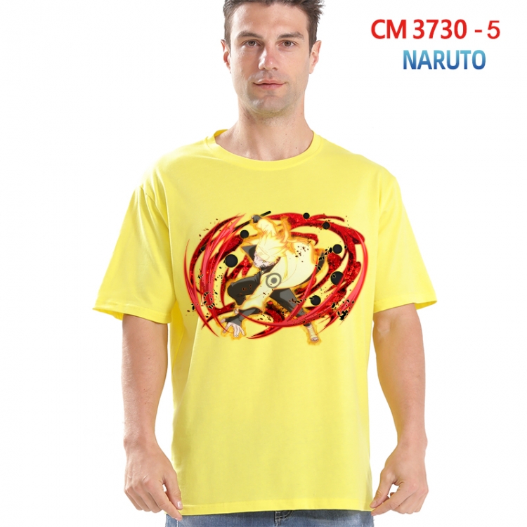 Naruto Printed short-sleeved cotton T-shirt from S to 4XL 3730-5