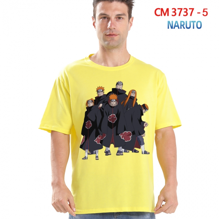 Naruto Printed short-sleeved cotton T-shirt from S to 4XL  3737-5