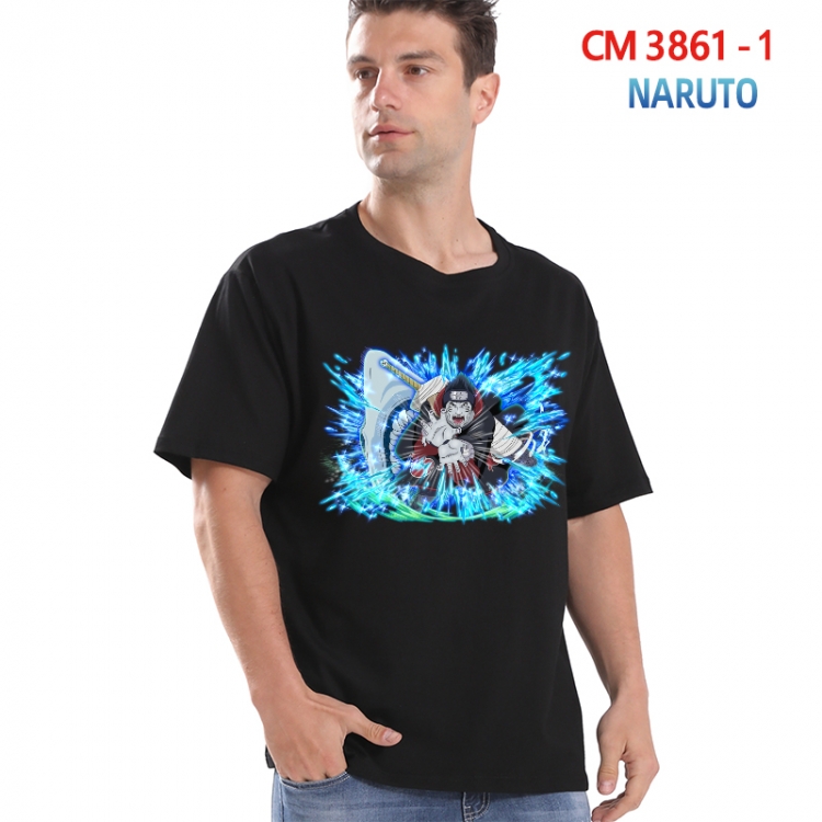 Naruto Printed short-sleeved cotton T-shirt from S to 4XL  3861-1