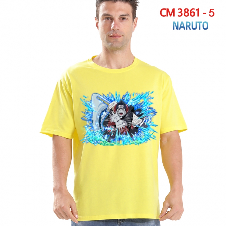 Naruto Printed short-sleeved cotton T-shirt from S to 4XL  3861-5