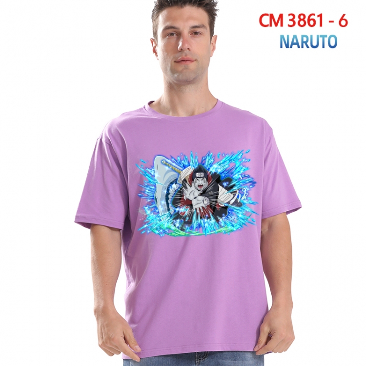 Naruto Printed short-sleeved cotton T-shirt from S to 4XL  3861-6