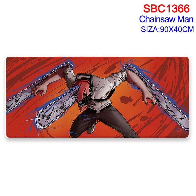 Chainsawman Anime peripheral edge lock mouse pad 90X40CM  SBC-1366-2