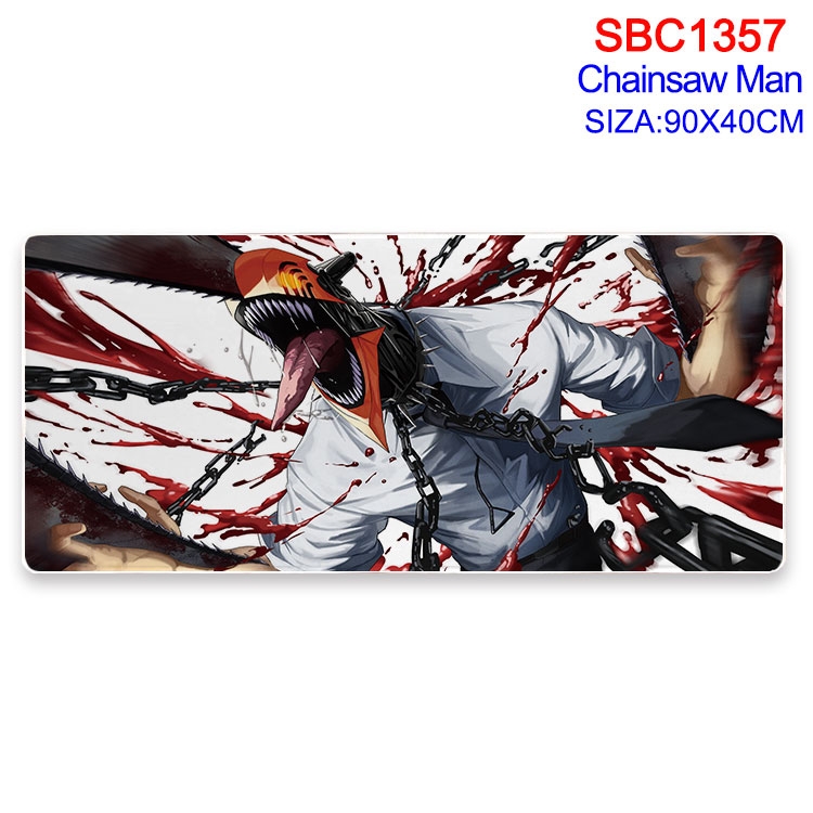 Chainsawman Anime peripheral edge lock mouse pad 90X40CM SBC-1357-2