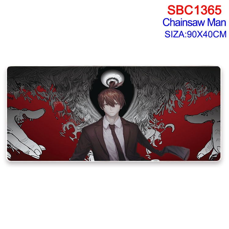 Chainsawman Anime peripheral edge lock mouse pad 90X40CM  SBC-1365-2