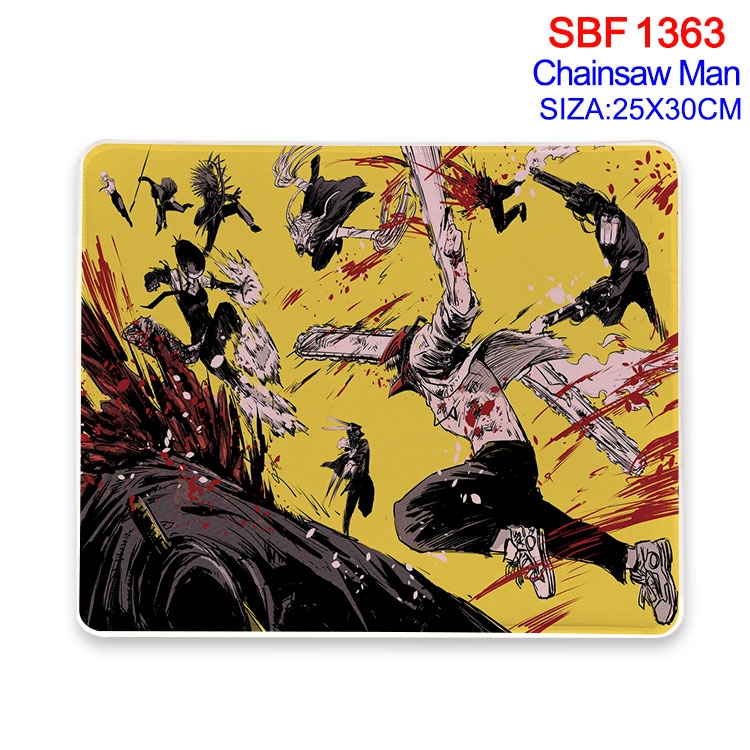 Chainsawman Anime peripheral edge lock mouse pad 25X30cm  SBF-1363-2