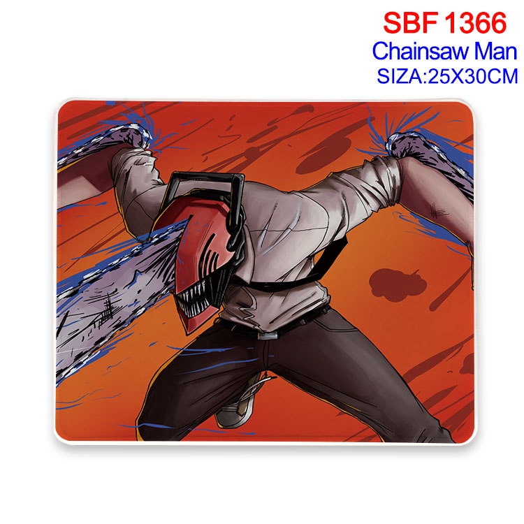 Chainsawman Anime peripheral edge lock mouse pad 25X30cm  SBF-1366-2