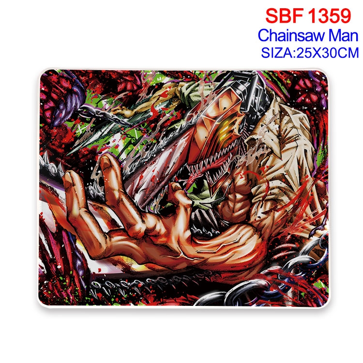 Chainsawman Anime peripheral edge lock mouse pad 25X30cm  SBF-1359-2