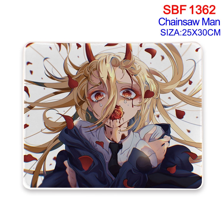 Chainsawman Anime peripheral edge lock mouse pad 25X30cm SBF-1362-2