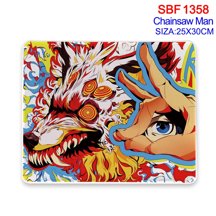 Chainsawman Anime peripheral edge lock mouse pad 25X30cm SBF-1358-2