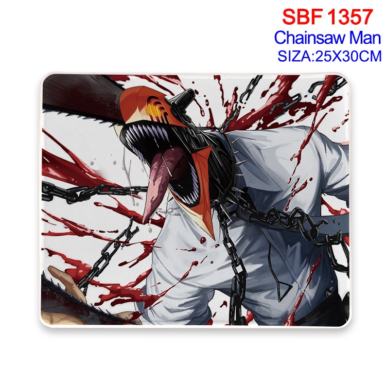 Chainsawman Anime peripheral edge lock mouse pad 25X30cm SBF-1357-2