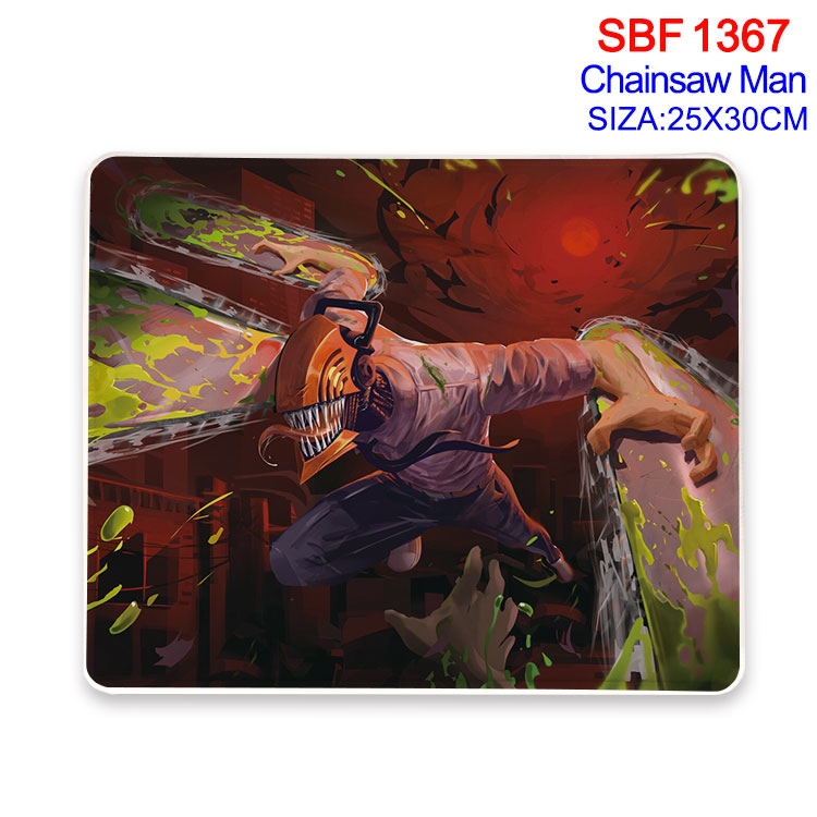 Chainsawman Anime peripheral edge lock mouse pad 25X30cm SBF-1367-2