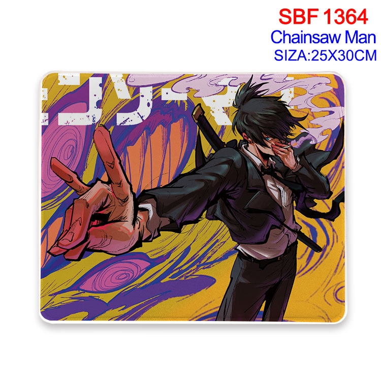 Chainsawman Anime peripheral edge lock mouse pad 25X30cm SBF-1364-2