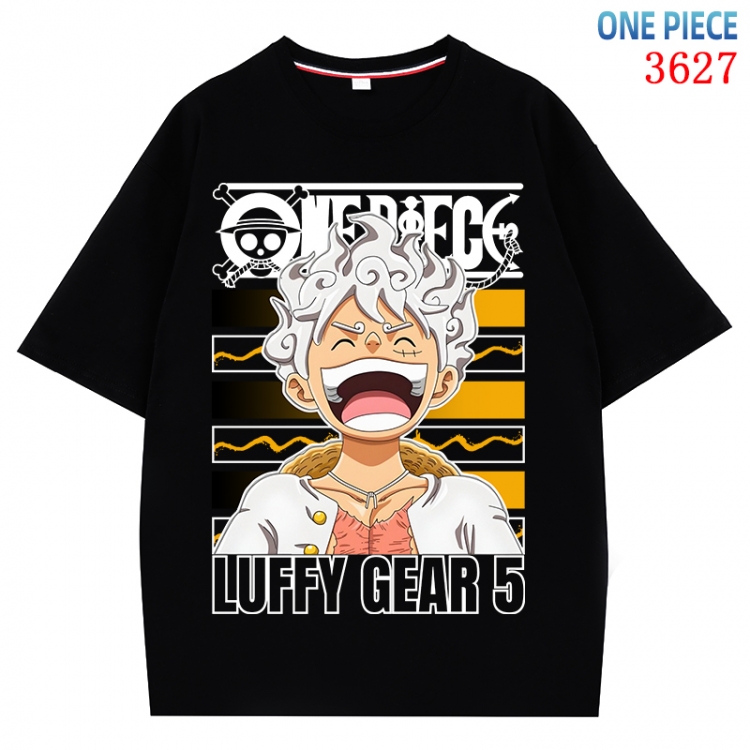 One Piece Anime Pure Cotton Short Sleeve T-shirt Direct Spray Technology from S to 4XL  CMY-3627-2