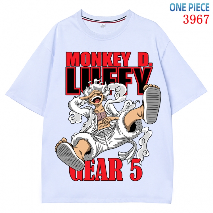 One Piece Anime Pure Cotton Short Sleeve T-shirt Direct Spray Technology from S to 4XL  CMY-3967-1