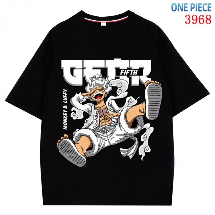 One Piece Anime Pure Cotton Short Sleeve T-shirt Direct Spray Technology from S to 4XL  CMY-3968-2