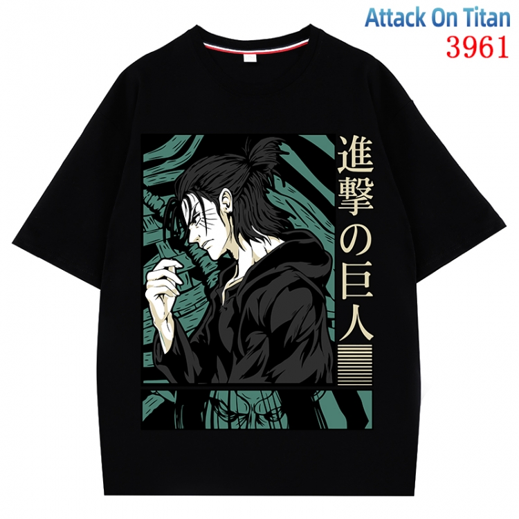 Shingeki no Kyojin Anime Pure Cotton Short Sleeve T-shirt Direct Spray Technology from S to 4XL  CMY-3961-2