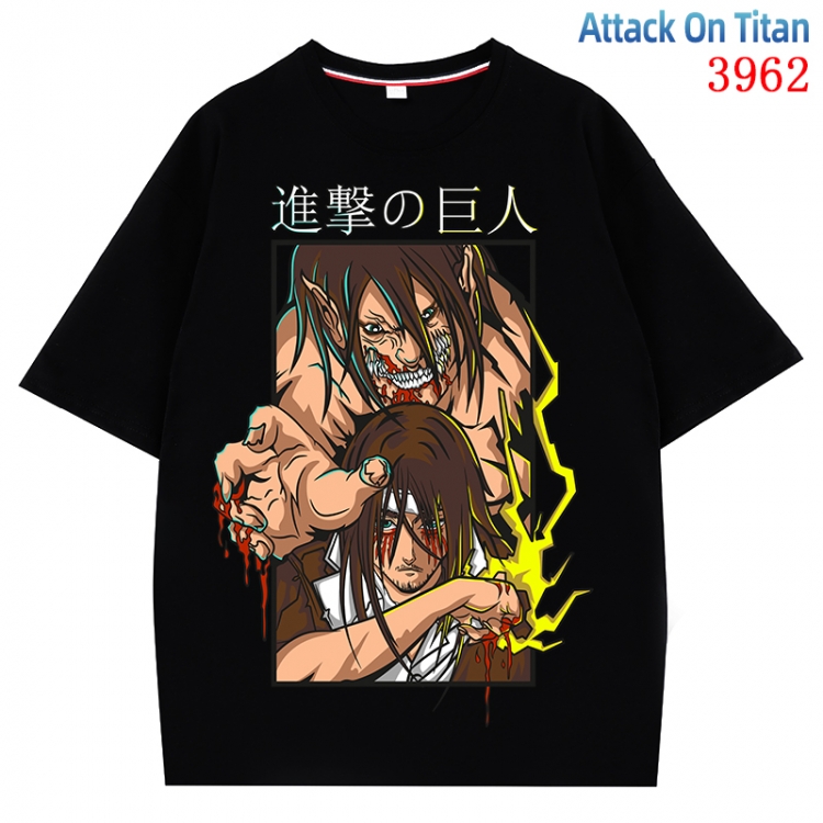 Shingeki no Kyojin Anime Pure Cotton Short Sleeve T-shirt Direct Spray Technology from S to 4XL  CMY-3962-2
