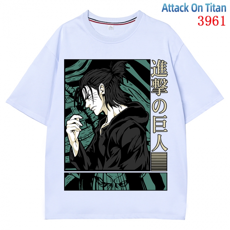 Shingeki no Kyojin Anime Pure Cotton Short Sleeve T-shirt Direct Spray Technology from S to 4XL  CMY-3961-1