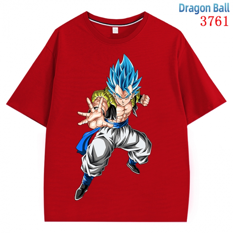 DRAGON BALL Anime Pure Cotton Short Sleeve T-shirt Direct Spray Technology from S to 4XL  CMY-3761-3