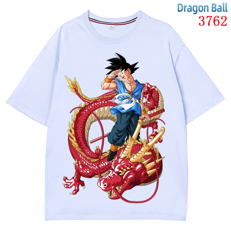 DRAGON BALL Anime Pure Cotton Short Sleeve T-shirt Direct Spray Technology from S to 4XL  CMY-3762-1