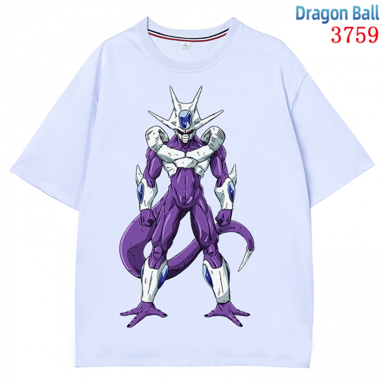 DRAGON BALL Anime Pure Cotton Short Sleeve T-shirt Direct Spray Technology from S to 4XL CMY-3759-1