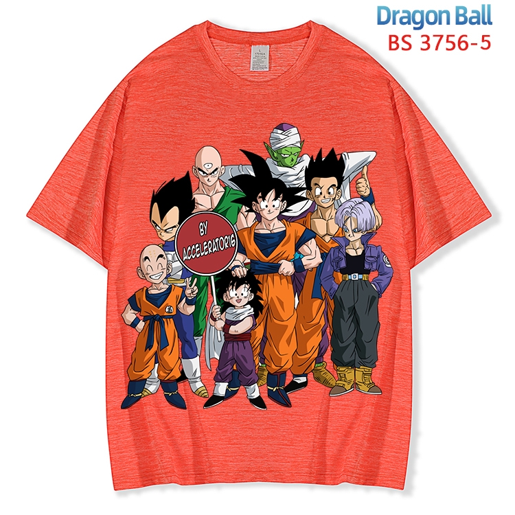 DRAGON BALL  ice silk cotton loose and comfortable T-shirt from XS to 5XL  BS-3756-5