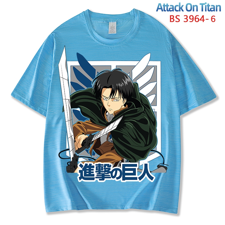 Shingeki no Kyojin ice silk cotton loose and comfortable T-shirt from XS to 5XL  BS-3964-6
