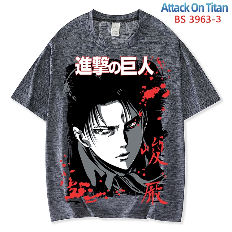 Shingeki no Kyojin ice silk cotton loose and comfortable T-shirt from XS to 5XL  BS-3963-3