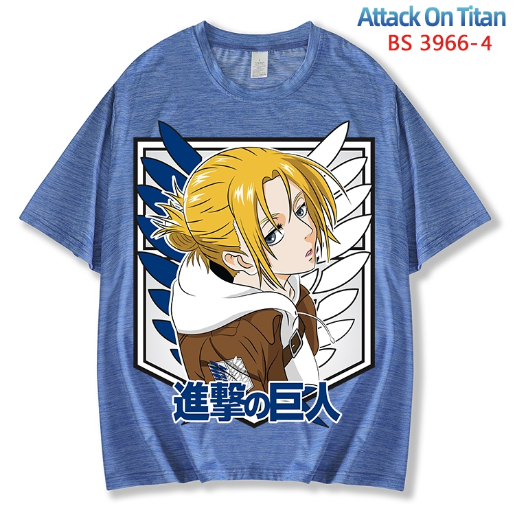 Shingeki no Kyojin ice silk cotton loose and comfortable T-shirt from XS to 5XL BS-3966-4