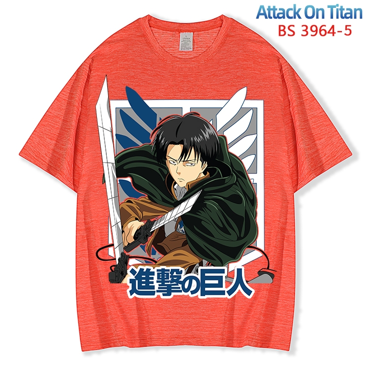 Shingeki no Kyojin ice silk cotton loose and comfortable T-shirt from XS to 5XL BS-3964-5