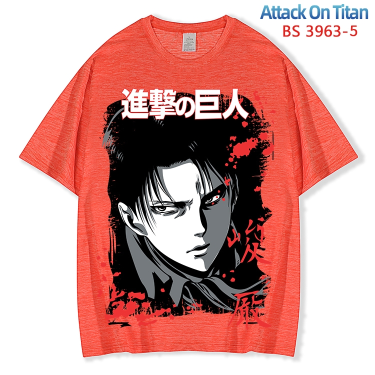 Shingeki no Kyojin ice silk cotton loose and comfortable T-shirt from XS to 5XL BS-3963-5