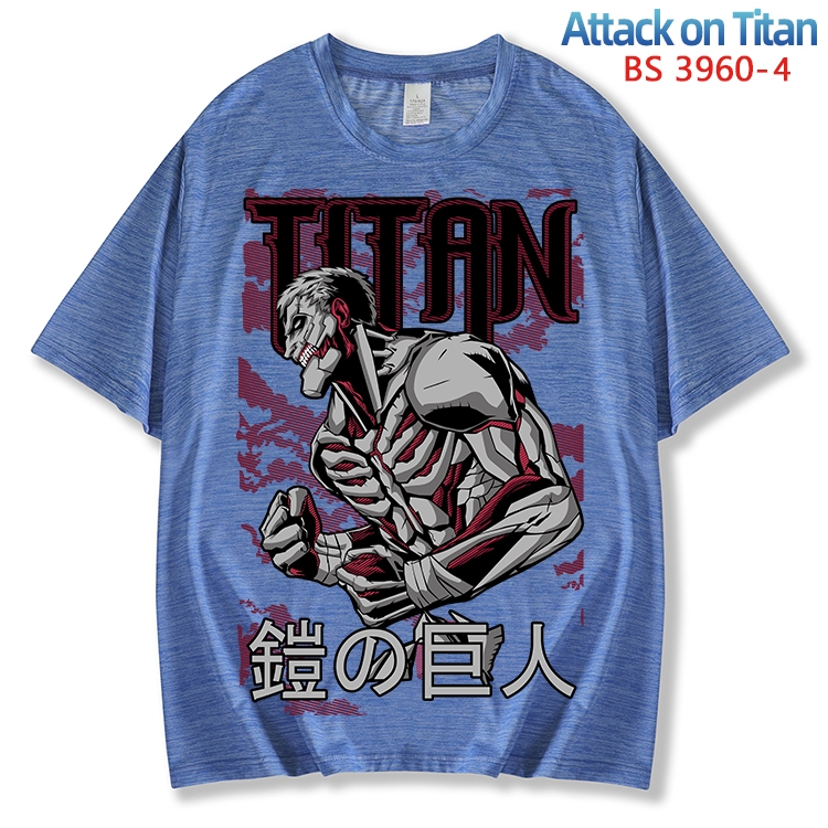 Shingeki no Kyojin ice silk cotton loose and comfortable T-shirt from XS to 5XL  BS-3960-4