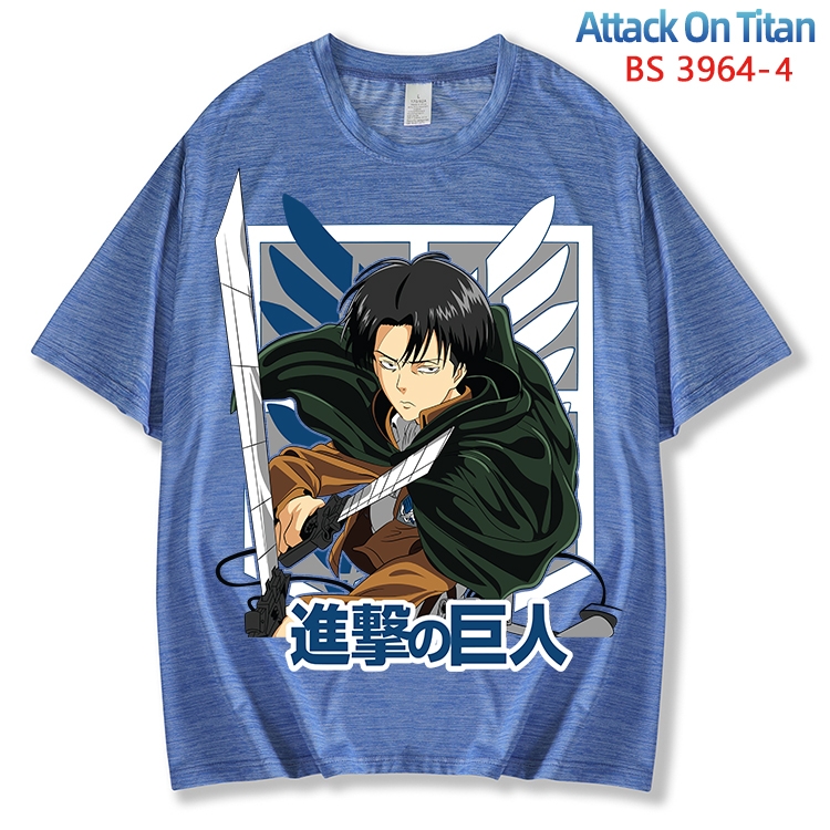 Shingeki no Kyojin ice silk cotton loose and comfortable T-shirt from XS to 5XL BS-3964-4