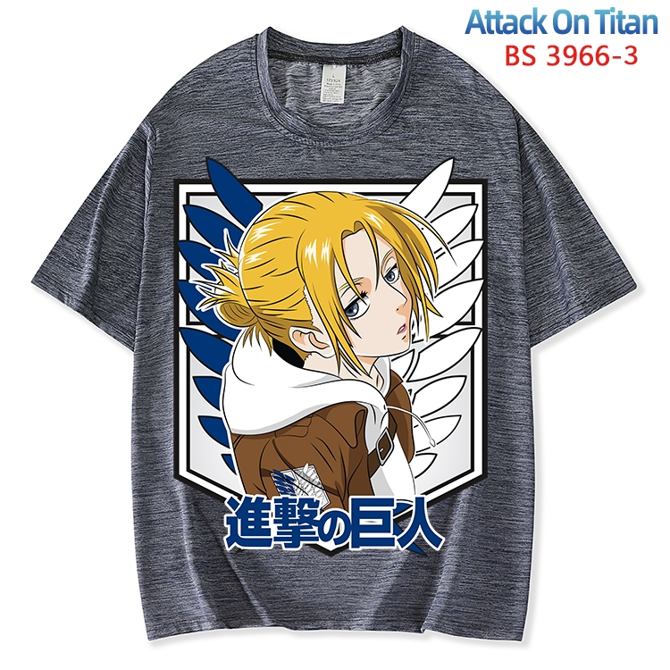 Shingeki no Kyojin ice silk cotton loose and comfortable T-shirt from XS to 5XL BS-3966-3
