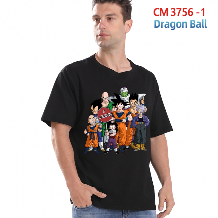 DRAGON BALL Printed short-sleeved cotton T-shirt from S to 4XL  3756-1