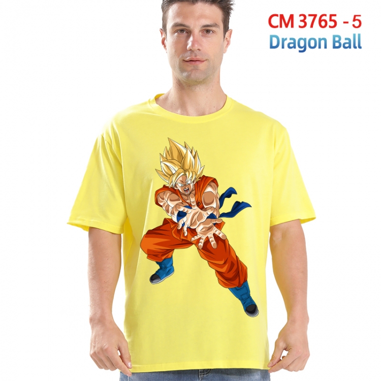 DRAGON BALL Printed short-sleeved cotton T-shirt from S to 4XL  3765-5