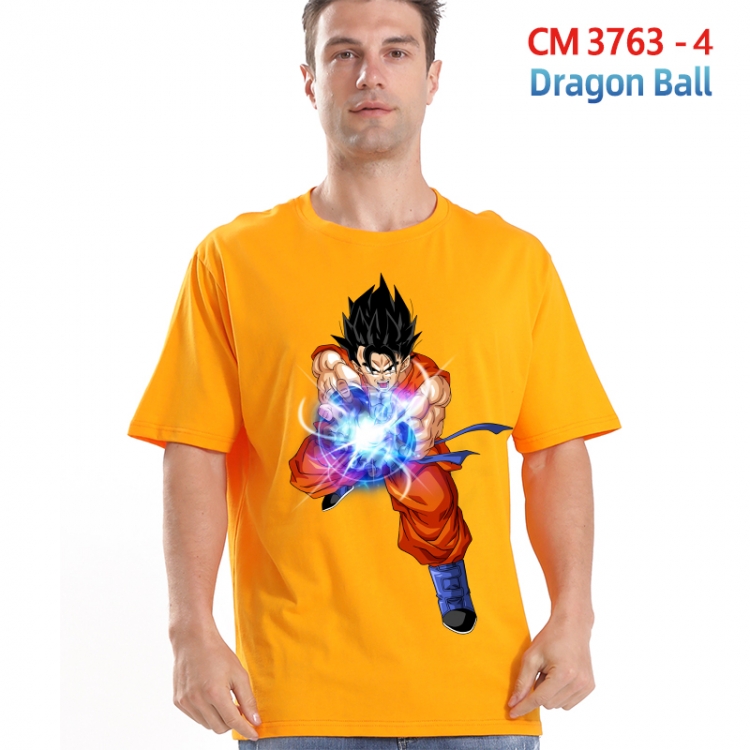 DRAGON BALL Printed short-sleeved cotton T-shirt from S to 4XL 3763-4