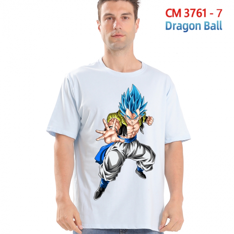 DRAGON BALL Printed short-sleeved cotton T-shirt from S to 4XL  3761-7