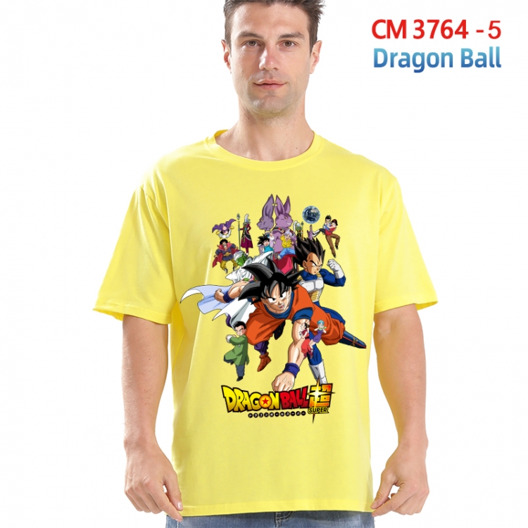 DRAGON BALL Printed short-sleeved cotton T-shirt from S to 4XL 3764-5
