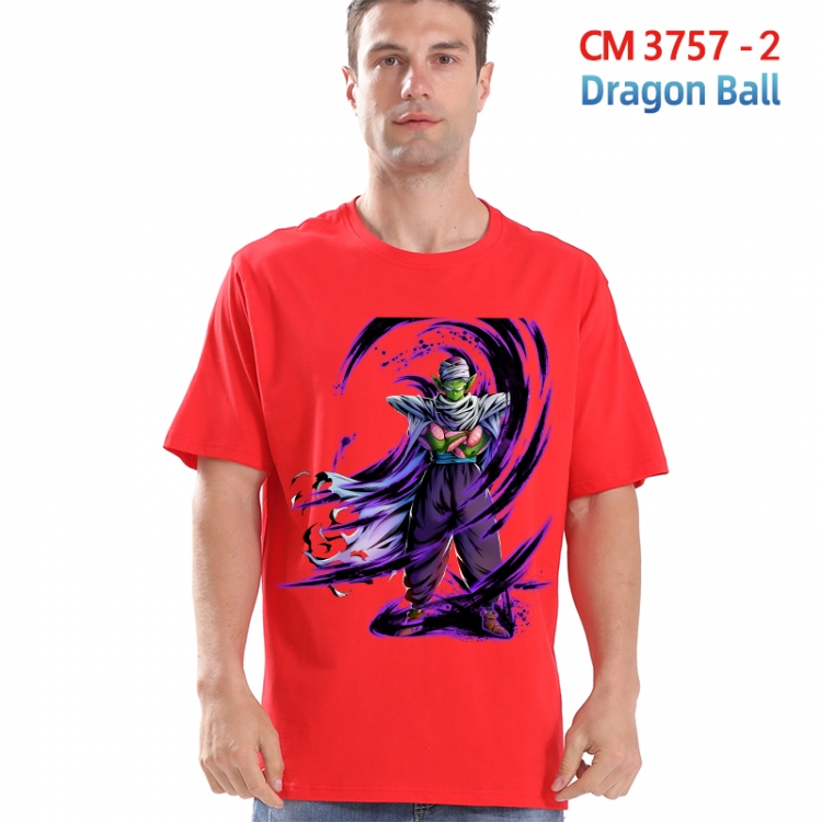 DRAGON BALL Printed short-sleeved cotton T-shirt from S to 4XL  3757-2