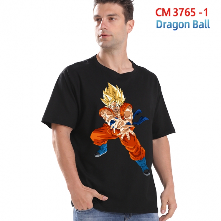 DRAGON BALL Printed short-sleeved cotton T-shirt from S to 4XL 3765-1