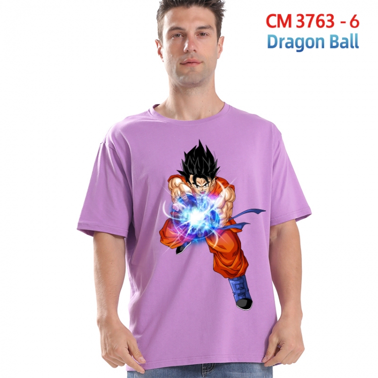 DRAGON BALL Printed short-sleeved cotton T-shirt from S to 4XL 3763-6