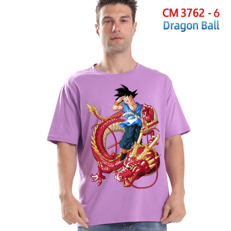 DRAGON BALL Printed short-sleeved cotton T-shirt from S to 4XL  3762-6