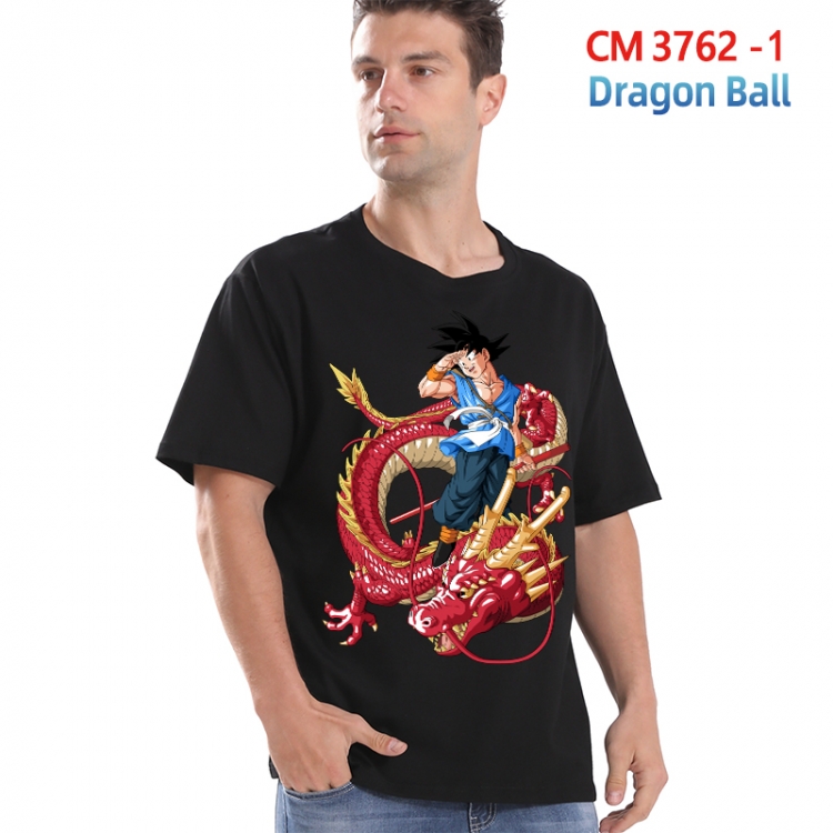 DRAGON BALL Printed short-sleeved cotton T-shirt from S to 4XL 3762-1