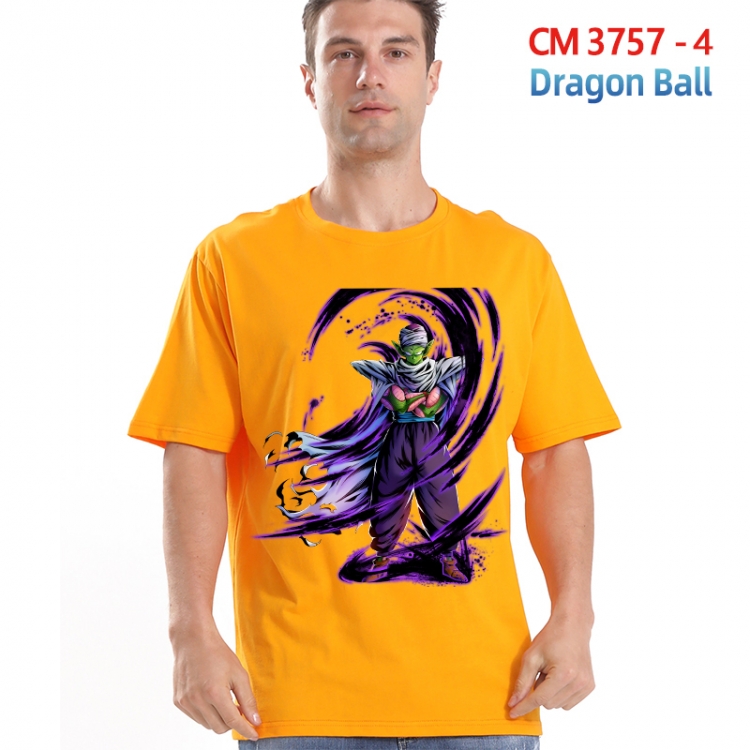 DRAGON BALL Printed short-sleeved cotton T-shirt from S to 4XL  3757-4