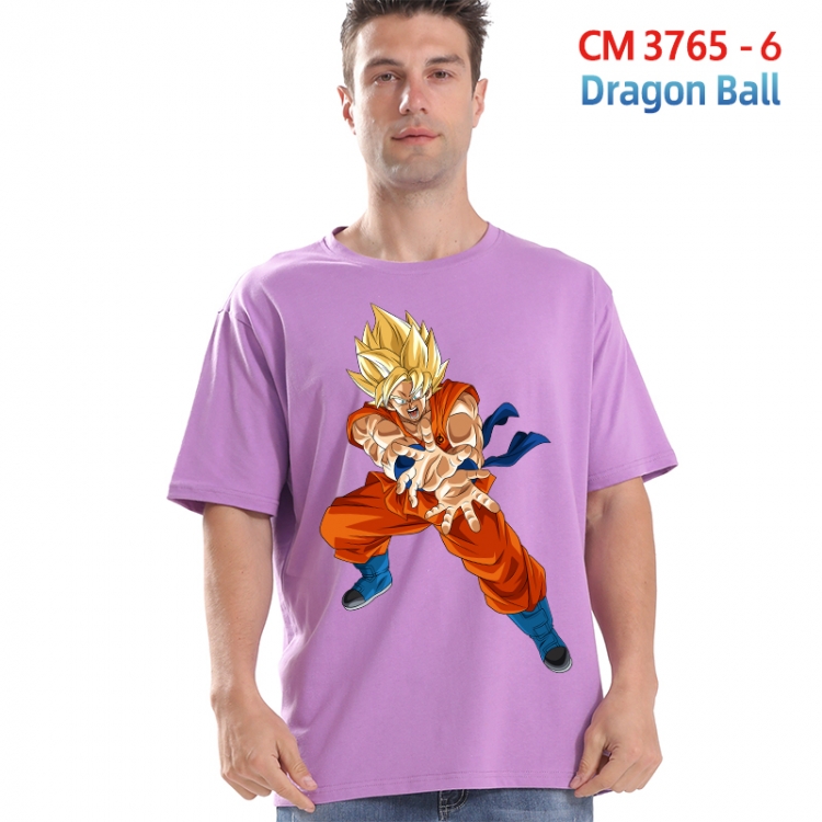 DRAGON BALL Printed short-sleeved cotton T-shirt from S to 4XL 3765-6