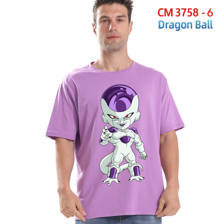 DRAGON BALL Printed short-sleeved cotton T-shirt from S to 4XL  3758-6