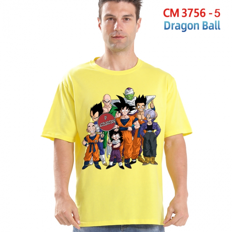 DRAGON BALL Printed short-sleeved cotton T-shirt from S to 4XL 3756-5